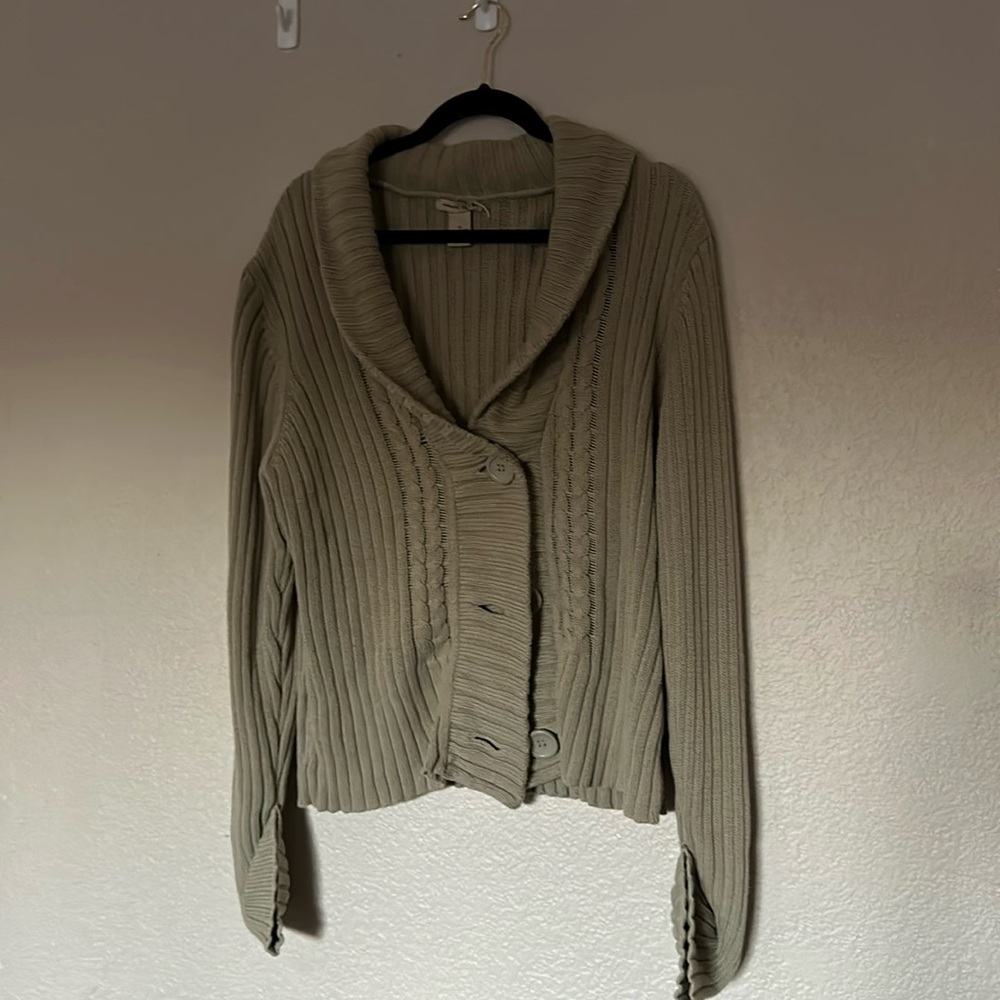 Rustic Green Sweater